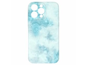 9915 svetle modry mramor pro iphone 14 pro maxsvetle modry