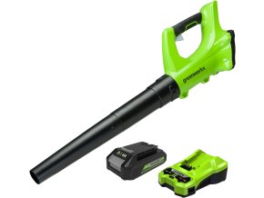 Greenworks Axial G24ABK2 akumulátorový foukač listí