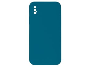 15201 jednobarevny kryt modra na iphone x xsx xs modra