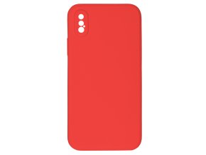 15207 jednobarevny kryt cerveny na iphone x xsx xs cervena