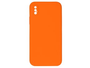 15210 jednobarevny kryt oranzovy na iphone x xsx xs oranzova