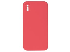 15225 jednobarevny kryt jahodovy na iphone x xsx xs jahodova