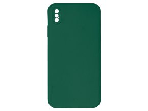 15270 jednobarevny kryt tmave zeleny na iphone xs maxxs max tmavezelena