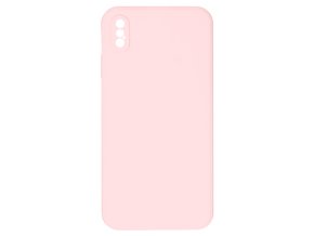 15282 jednobarevny kryt piskove ruzovy na iphone xs maxxs max piskoveruzova