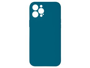 15621 jednobarevny kryt modry na iphone 12 pro max12pro max modra