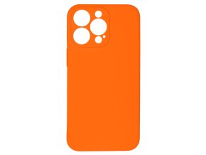 15765 jednobarevny kryt oranzovy na iphone 13 pro13pro oranzova