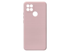 19349 jednobarevny kryt ruzovy na oppo a15oppo a15 pink