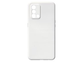 19634 jednobarevny kryt bily na oppo a74 4goppo a74 4g white
