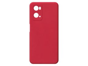 19688 jednobarevny kryt cerveny na oppo a76 4goppo a76 4g red