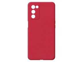 19838 jednobarevny kryt cerveny na oppo a55 5goppo a55 5g red