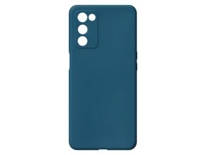 19844 jednobarevny kryt modry na oppo a55 5goppo a55 5g blue