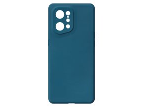 19964 jednobarevny kryt modry na oppo find x5oppo find x5 blue
