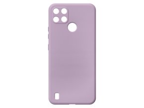 20213 jednobarevny kryt fialovy na oppo realme c21 yoppo realme c21 y levander