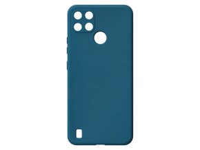 20216 jednobarevny kryt modry na oppo realme c21 yoppo realme c21 y blue