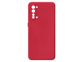 20834 jednobarevny kryt cerveny na oppo reno 3 5goppo reno 3 5g red