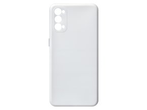 20852 jednobarevny kryt bily na oppo reno 4 5goppo reno 4 5g white