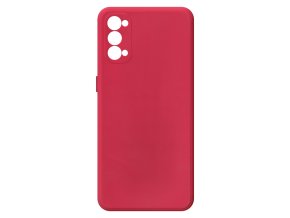20858 jednobarevny kryt cerveny na oppo reno 4 5goppo reno 4 5g red