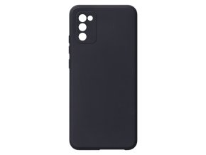21446 jednobarevny kryt cerny na samsung galaxy a02sgalaxy a02 s black