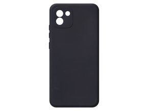 21470 jednobarevny kryt cerny na samsung galaxy a03a03 black