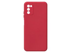 21506 jednobarevny kryt cerveny na samsung galaxy a03s a037 ga03 s a037 g red