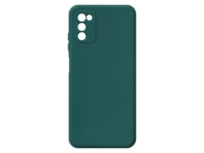 21515 jednobarevny kryt tmave zeleny na samsung galaxy a03s a037 ga03 s a037 g green