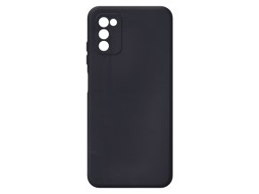 21518 jednobarevny kryt cerny na samsung galaxy a03s a037 ga03 s a037 g black