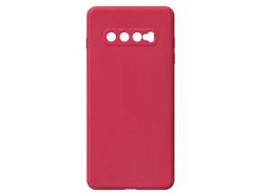 22274 jednobarevny kryt cerveny na samsung galaxy s10 plussamsung galaxy s10 red