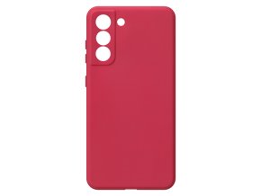 22442 jednobarevny kryt cerveny na samsung galaxy s21 fesamsung galaxy s21 fe red
