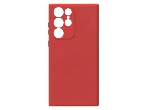 22514 jednobarevny kryt cerveny na samsung galaxy s22 ultrasamsung galaxy s22 ultra red