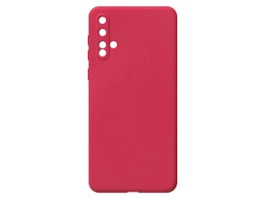 24251 jednobarevny kryt cerveny na huawei nova 5huawei nova 5 red
