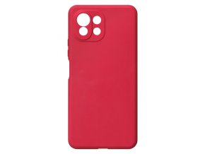 25352 jednobarevny kryt cerveny na xiaomi mi 11 lite 5g nexiaomi mi 11 lite 5g red
