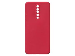 26168 jednobarevny kryt cerveny na xiaomi redmi k30 5gxiaomi redmi k30 5g red