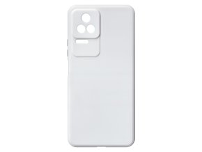 26282 jednobarevny kryt bily na xiaomi poco f4 5g k40sxiaomi poco f4 5g redmi k40s white