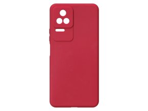 26288 jednobarevny kryt cerveny na xiaomi poco f4 5g k40sxiaomi poco f4 5g redmi k40s red