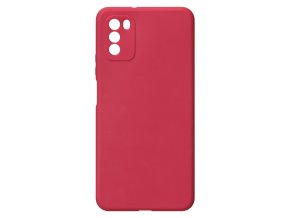 26336 jednobarevny kryt cerveny na xiaomi poco m3xiaomi poco m3 red