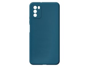 26342 jednobarevny kryt modry na xiaomi poco m3xiaomi poco m3 blue