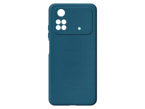 26414 jednobarevny kryt modry na xiaomi poco m4 pro 4gxiaomi poco m4 pro 4g blue