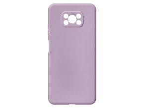 26483 jednobarevny kryt fialovy na xiaomi poco x3 proxiaomi poco x3 pro levander