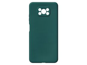 26513 jednobarevny kryt tmave zeleny na xiaomi poco x3 nfcxiaomi poco x3 nfc green