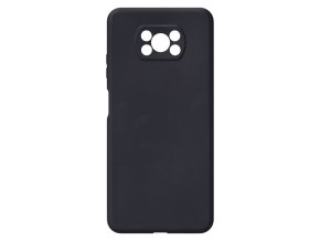 26516 jednobarevny kryt cerny na xiaomi poco x3 nfcxiaomi poco x3 nfc black