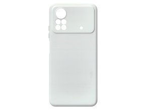 26546 jednobarevny kryt bily na xiaomi poco x4 proxiaomi poco x4 pro 5g white