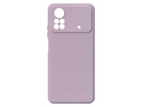 26555 jednobarevny kryt fialovy na xiaomi poco x4 proxiaomi poco x4 pro 5g levander