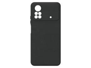 26564 jednobarevny kryt cerny na xiaomi poco x4 proxiaomi poco x4 pro 5g black