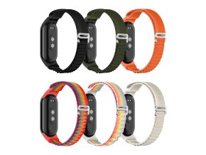 Náhradní náramek SportNylon se sponou Mi band 8/9/10 (Barva béžová, Pro Přístroj Xiaomi Mi Band 8/9/10)