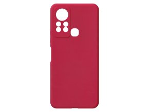 29317 jednobarevny kryt cerveny na infinix 11s x6812binfinix 11s x6812b red