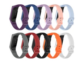 Jednobarevný náhradní náramek pro Samsung Fit 2 (Barevná varianta Bílá)