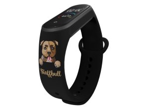 Náhradní náramek Mi band 3/4/5/6/7 Staffbull (Barevná varianta Bílá, Pro Přístroj Xiaomi Mi Band 7)