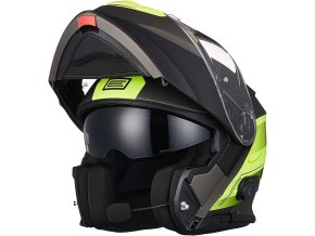 ORIGINE Motocyklová helma ROW FLUO RED TITANIUM MATT  / velikost L