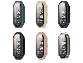 Ochranný kryt se zesílenými rohy pro Mi Band 3/4/5/6 (Barva Tmavě zelený)