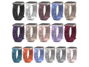 Perforované slunečnice řemínek pro Apple Watch 38/40/41/42(S10)mm (Barva Lila)